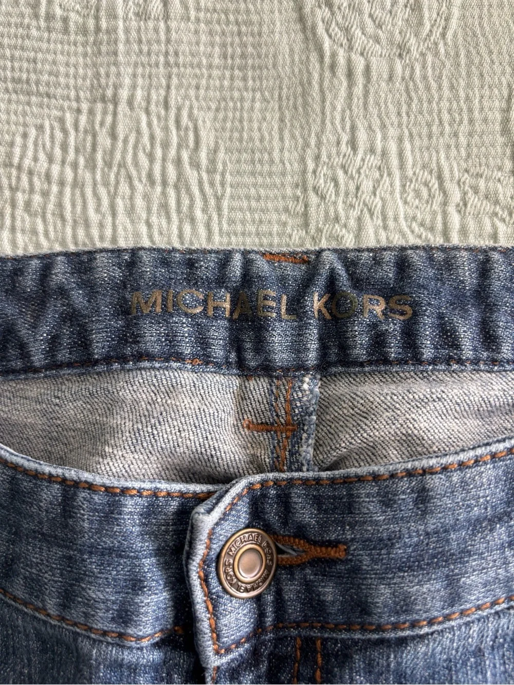 Michael Kors Medium Blue Flare Jeans 14/33